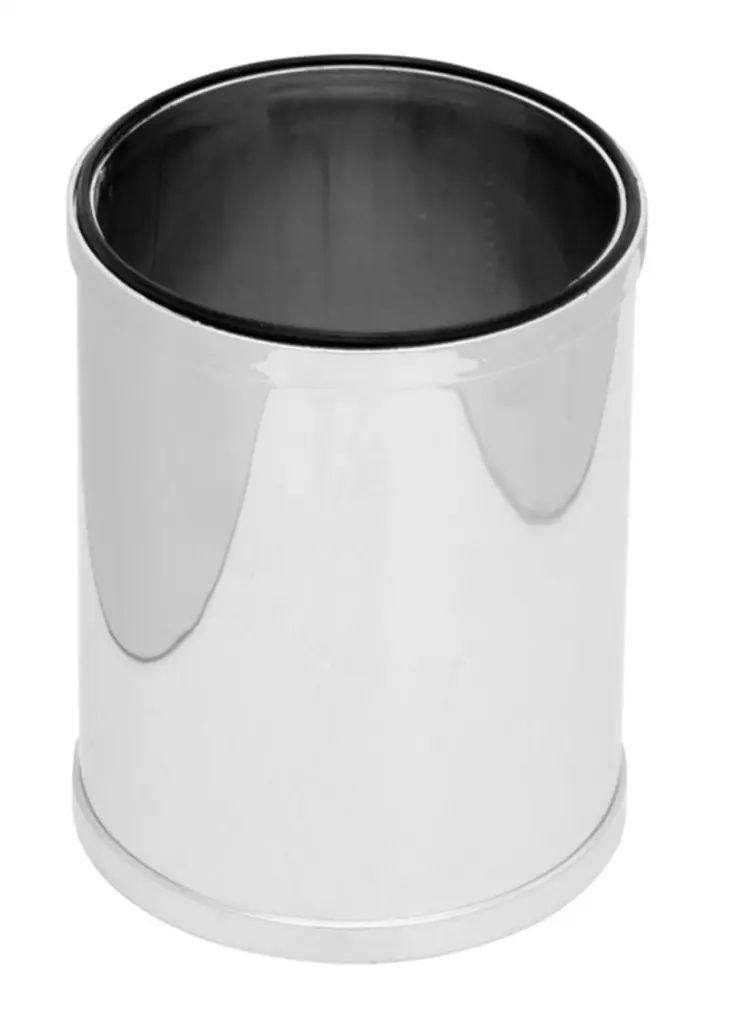 Spectre Straight Intake Tube 3in OD x 4in L Chrome Enhanced Airflow