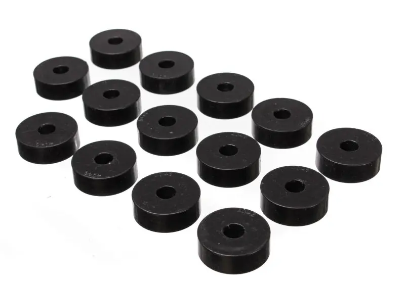 Energy Suspension 55-73 Jeep CJ5 CJ7 CJ8 Scrambler Black Body Mount Set