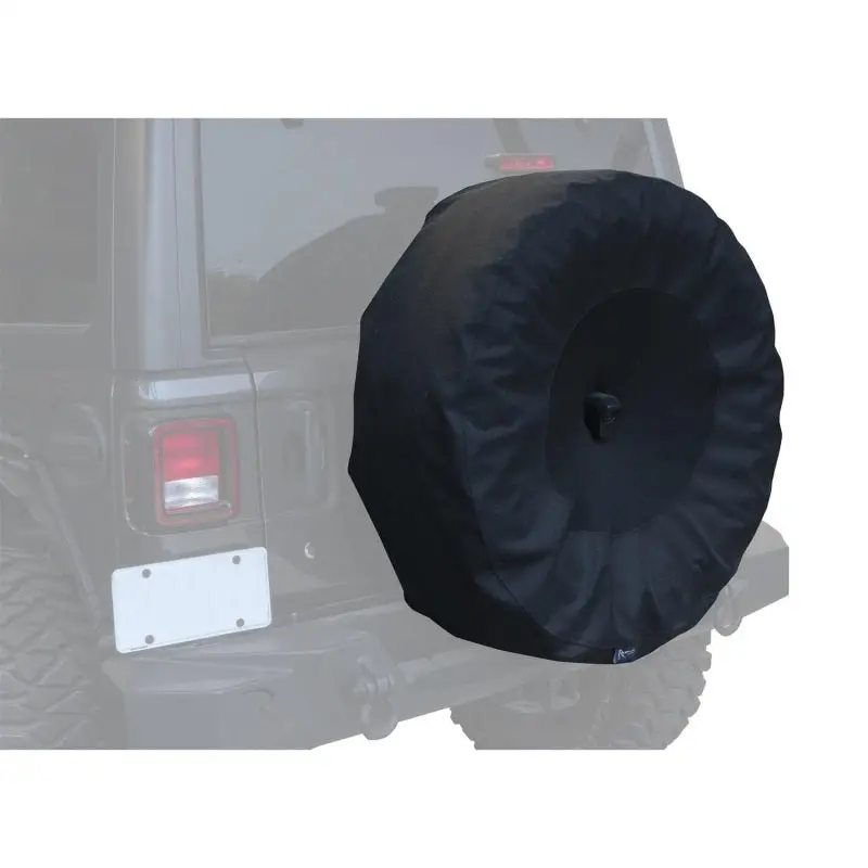 Rampage 2018-2019 Jeep Wrangler JL Sport 2-Door Tire Cover Camera Slot 33-35 Inch Black