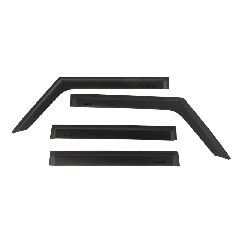 Rugged Ridge Matte Black Window Visors 18-20 Jeep Wrangler JLU/JT