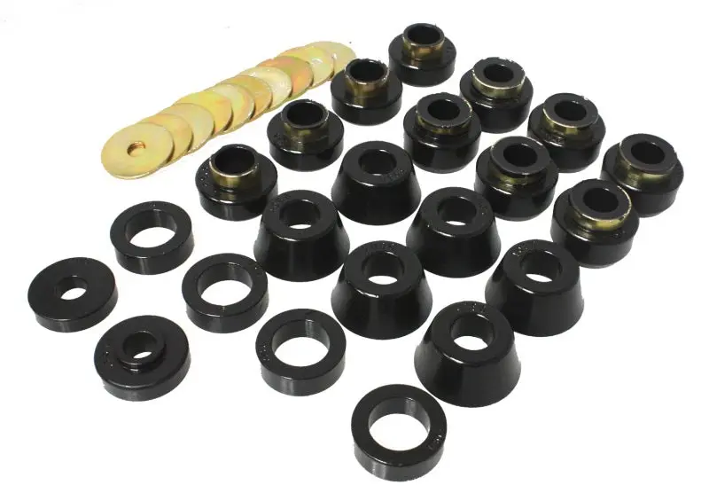 Energy Suspension 87-96 Jeep Wrangler Black Body Cab Mount Set
