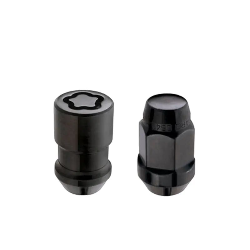 McGard Jeep Wrangler Install Kit Cone Seat Bulge 1/2-20 3/4 Hex 18 Lug Nuts 5 Locks Black