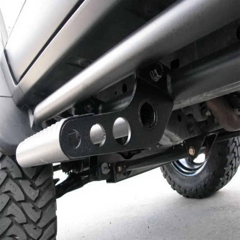 N-Fab RKR Rails 97-06 Jeep Wrangler TJ/BJ 2 Door Textured Black 1.75 Inch Detachable Steps