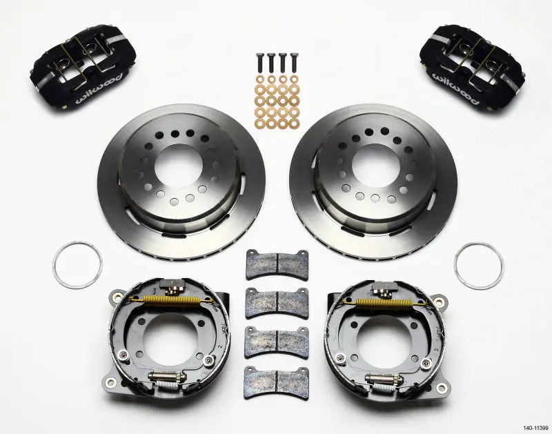 Wilwood Dynapro Low-Profile 11.00in Parking Brake Kit 93-97 Camaro Firebird 2.75in Offset