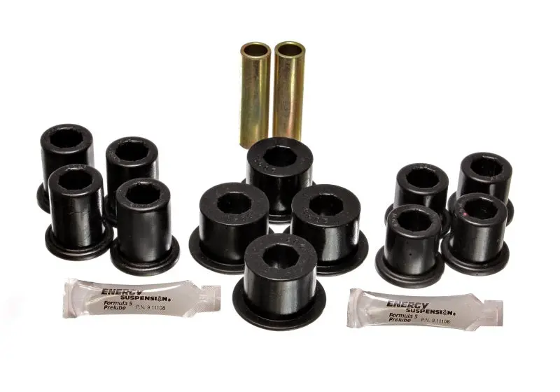 Energy Suspension 89-94 Toyota Pick Up 2WD Black Rear Leaf Spring Bushing Set Excluding T-100/Tundra