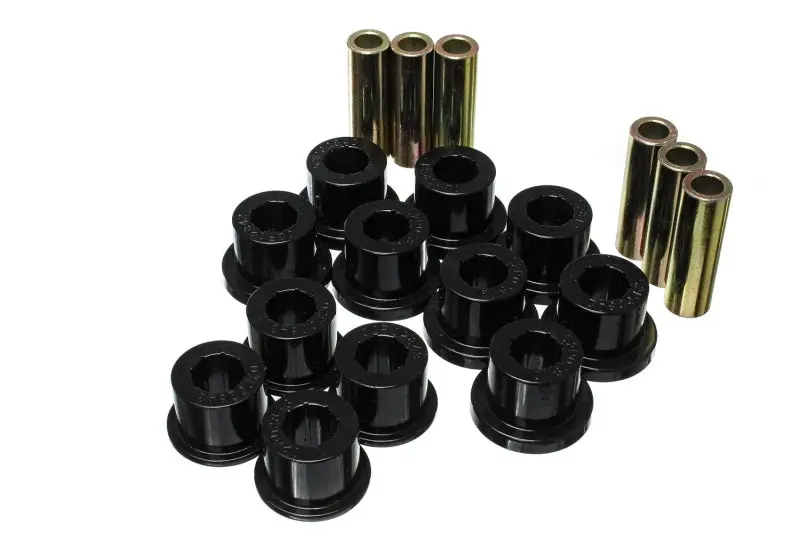 Energy Suspension Rear Leaf Spring Bushings Black Universal Fit Replacement Kit
