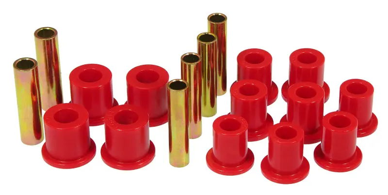 Prothane 77-79 Ford F250 4WD Front Spring Shackle Bushings Red