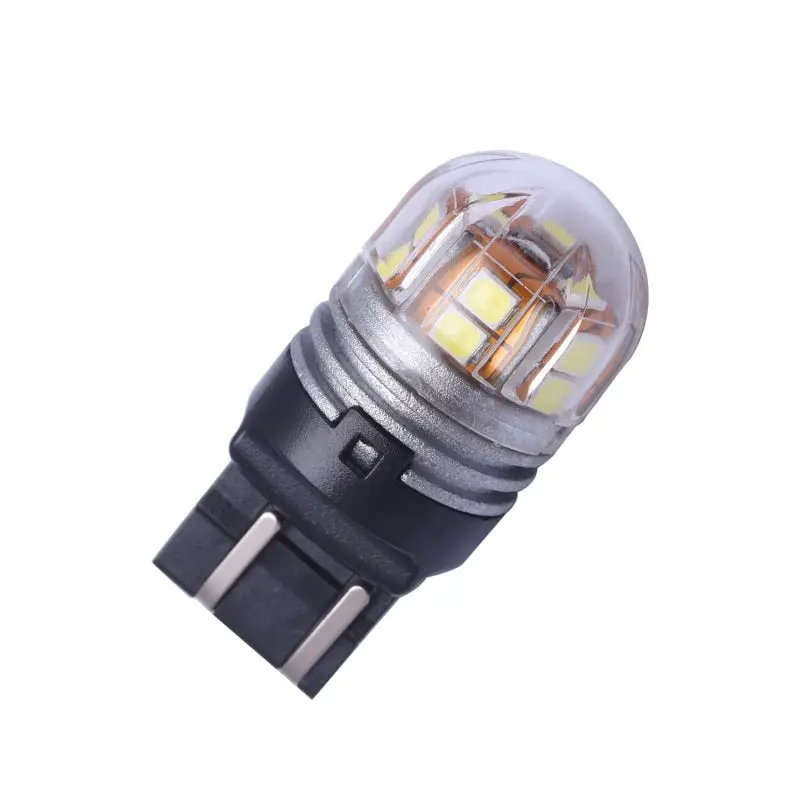 Putco LumaCore 7443 Red LED Bulbs Pair - Stop and Tail Light Replacement