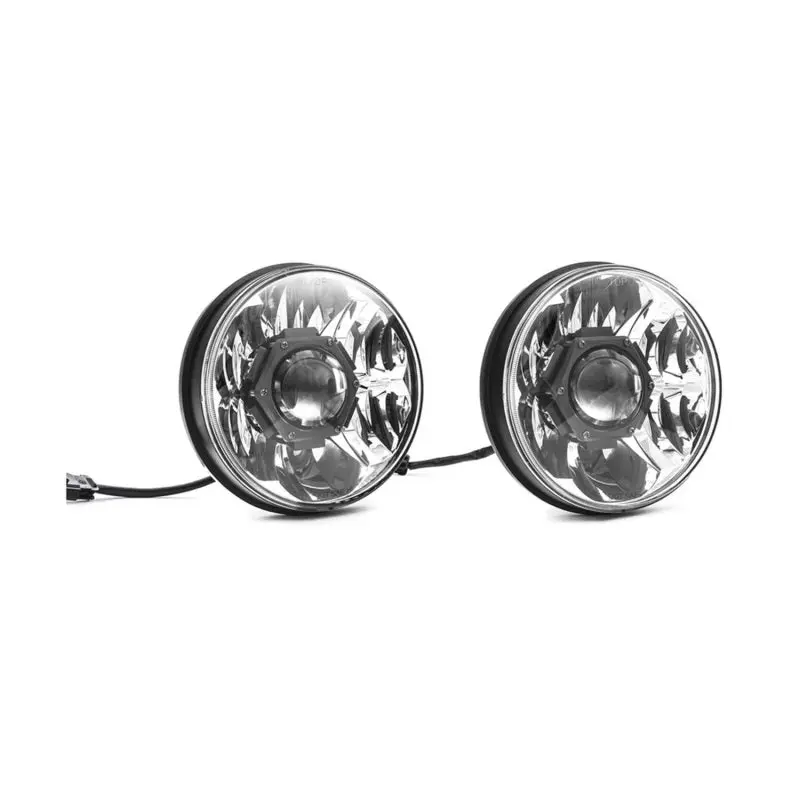 KC HiLiTES 18-20 Jeep JL JT 7in Gravity LED Pro DOT Approved Replacement Headlight Pair Pack System