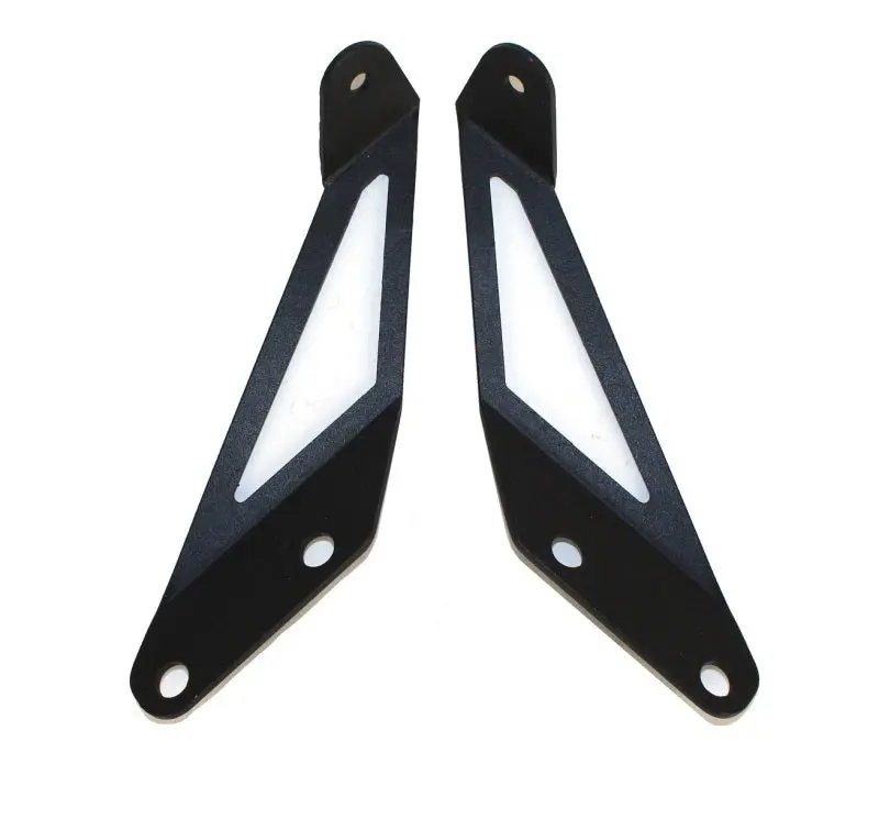 Fishbone Offroad 07-18 Jeep Wrangler JK Hood Light Mount Brackets LED Lights