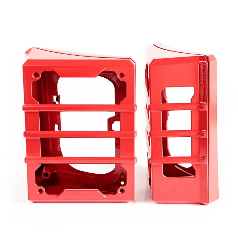 Rugged Ridge 07-18 Jeep Wrangler JK Red Elite Tail Light Guards Custom Look