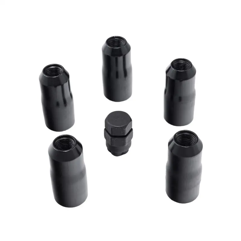 Rugged Ridge 18-20 Jeep Wrangler JL/JLU Black M14-1.5 Wheel Lock Nut Set Key