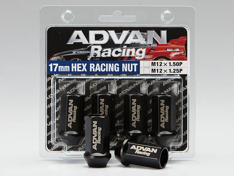 Advan Lug Nut 12X1.25 Black 4 Pack Wheel Installation and Security