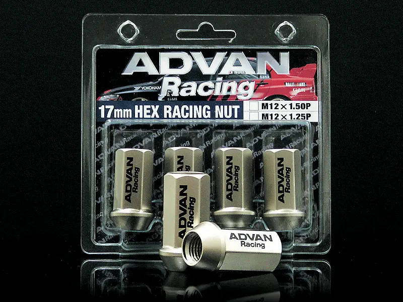 Advan Lug Nut 12X1.5 Champagne Gold - 4 Pack Alloy Wheels