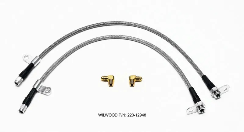 Wilwood Flexline Brake Hose Kit Front Mazda Miata 05-12