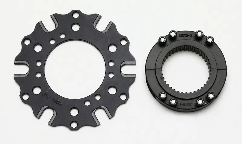 Wilwood Hub Kit Splined Midget Axle Clamp Dynamic 6x5.50 BC T-Nuts GEN II