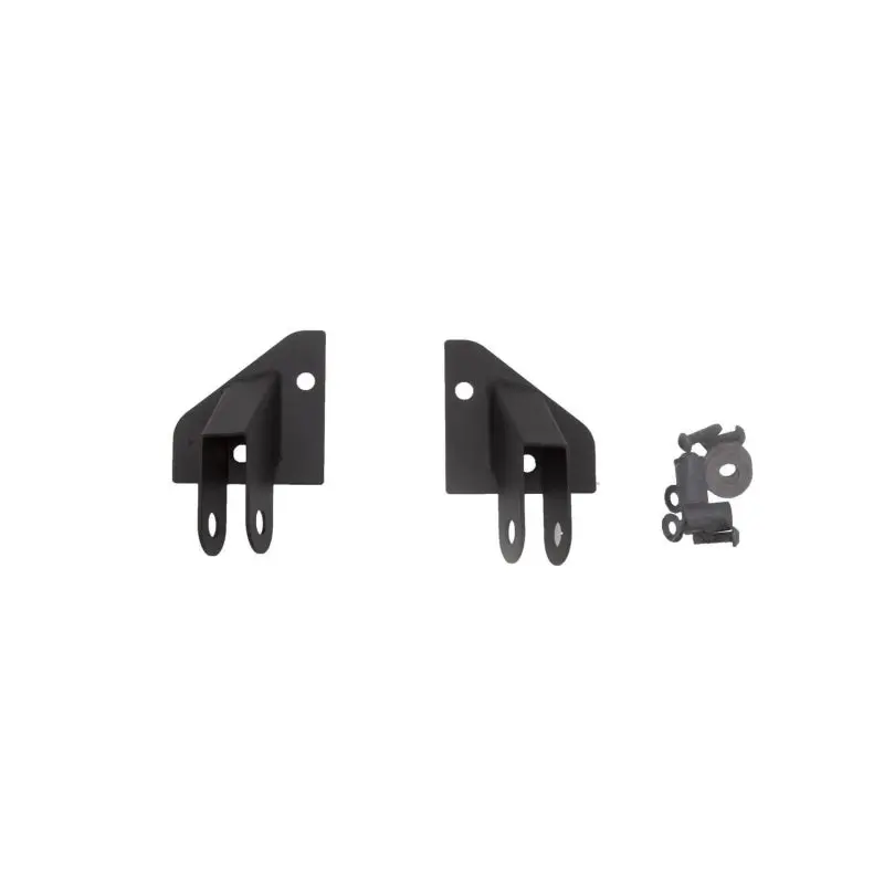 Rampage 1987-1995 Jeep Wrangler YJ Mirror Relocation Brackets Black Adjustable Mount