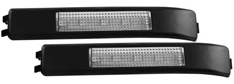 ANZO LED Mirror Lights 2009-2014 Ford F-150 LED Mirror Lights Clear Amber LED