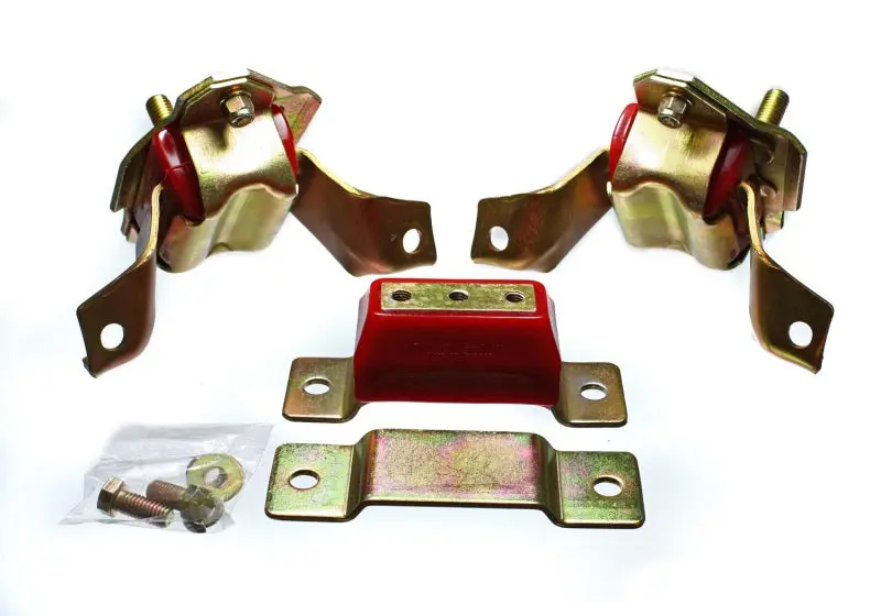 Energy Suspension 84-95 Ford Mustang 5.0 302ci V8 Red Motor & Transmission Mount Set