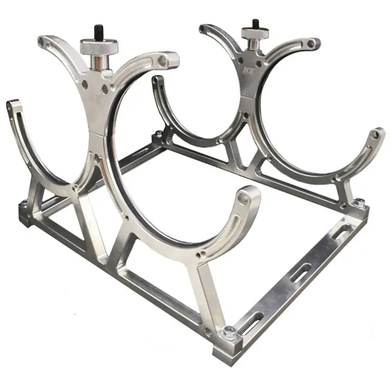 Nitrous Express Billet Bracket Dual 10 or 15lb N2O Bottles Floor Mount