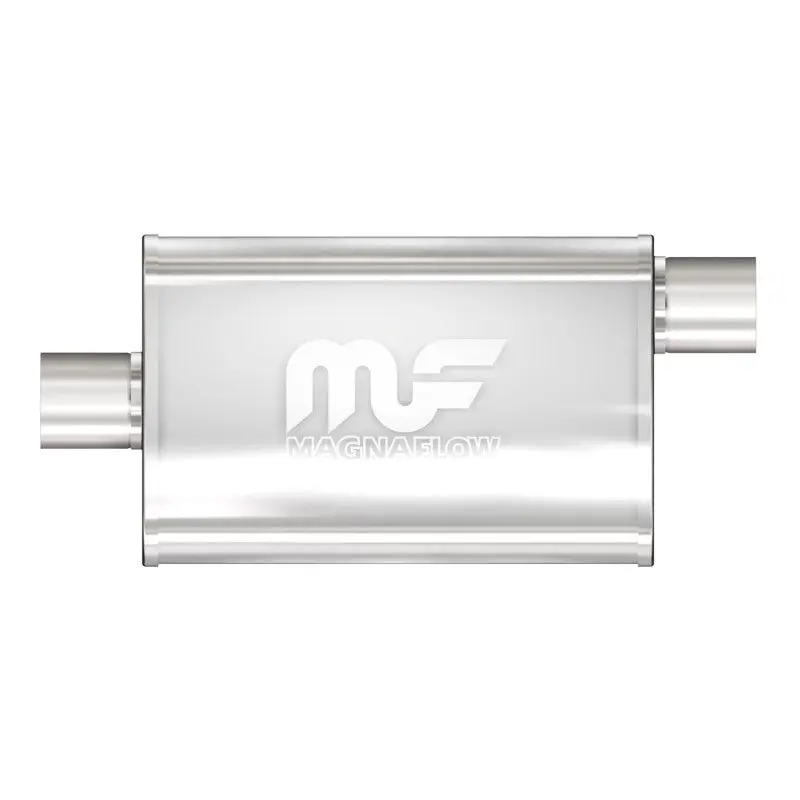 MagnaFlow Stainless Steel Muffler 14x4x9 2in Offset/Center