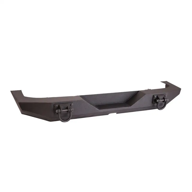 Rugged Ridge XHD Rear Bumper Textured Black 07-18 Jeep Wrangler JK Heavy Duty