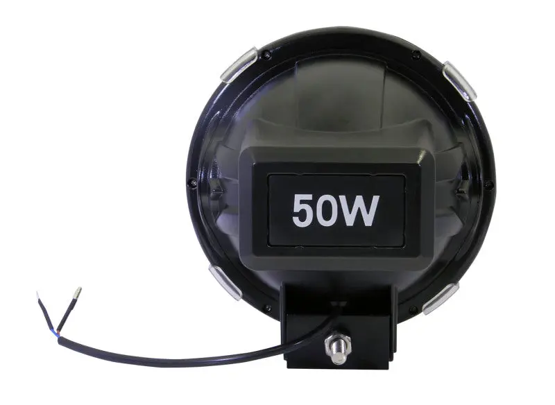 ANZO 7in HID Off Road Fog Light Red Bezel 50 Watt Universal