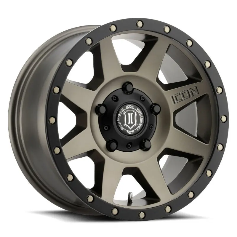 ICON Rebound 18x9 Bronze Wheel 5x150 Bolt Pattern 25mm Offset 6in Backspace 110.1mm Bore