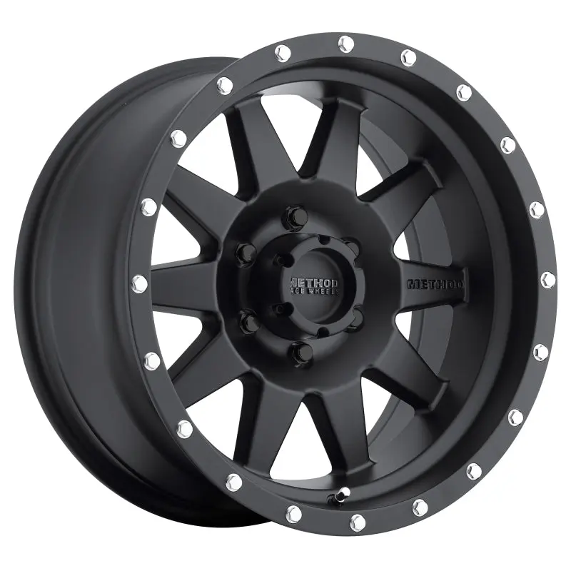 Method MR301 Standard 18x9 -12mm Offset 6x5.5 108mm CB Matte Black Wheel Off-Road Use Method Wheels