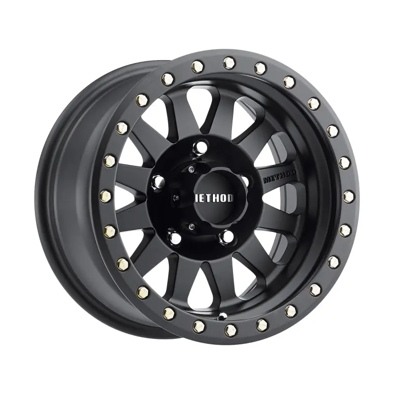 Method MR304 Double Standard 15x8 -24mm Offset 5x5.5 Matte Black Wheel Method Wheels