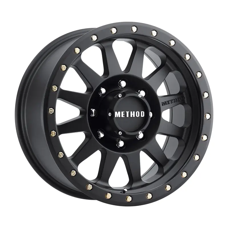 Method MR304 Double Standard 20x10 -18mm Offset 8x6.5 Matte Black Wheel Method Wheels