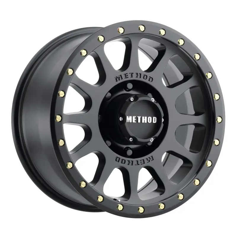 Method MR305 NV 17x8.5 0mm Offset 8x170 130.81mm CB Matte Black Wheel Method Wheels