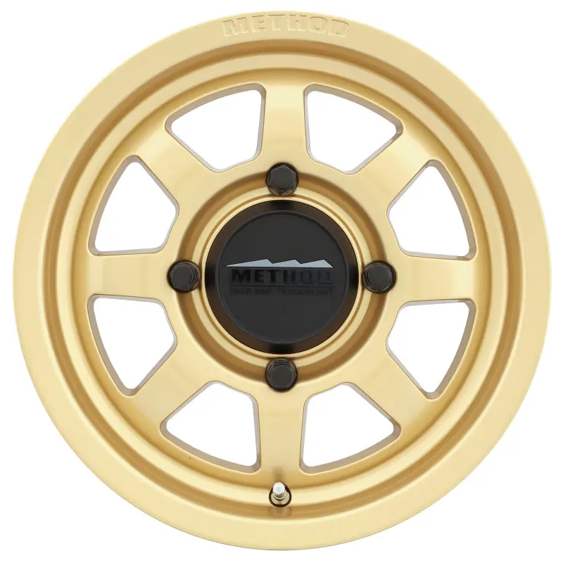 Method MR410 14x7 Wheel 4+3/13mm Offset 4x156 132mm CB Gold Method Wheels