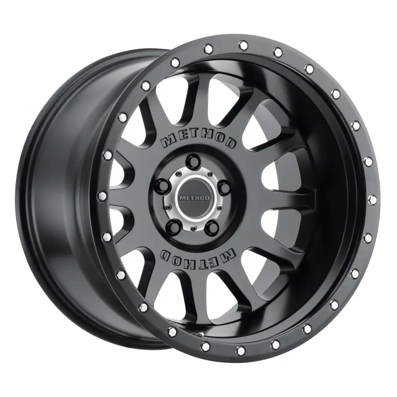 Method MR605 NV 20x10 -24mm Offset 5x5 71.5mm CB Matte Black Wheel Method Wheels