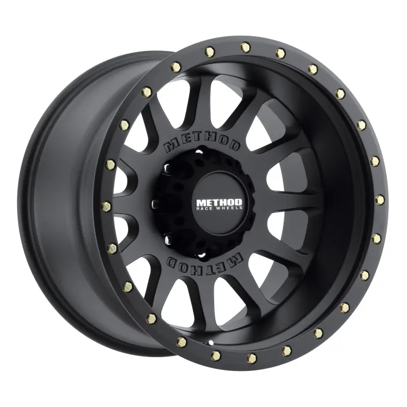 Method MR605 NV 20x10 -24mm Offset 8x6.5 121.3mm CB Matte Black Wheel Method Wheels