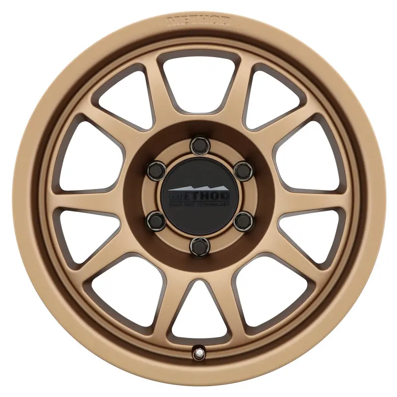 Method MR702 17x8.5 Method Bronze Wheel 6x5.5 Bolt Pattern 0mm Offset 106.25mm CB Method Wheels