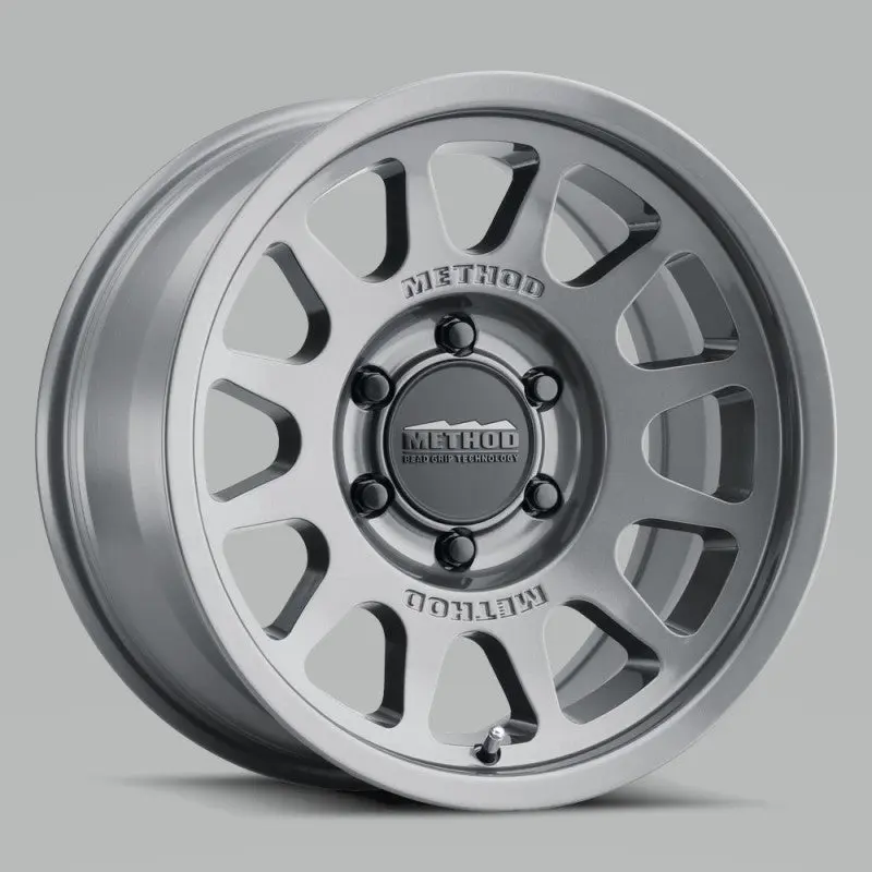 Method MR703 16x8 Gloss Titanium Wheel 6x5.5 Bolt Pattern 0mm Offset 106.25mm CB Method Wheels