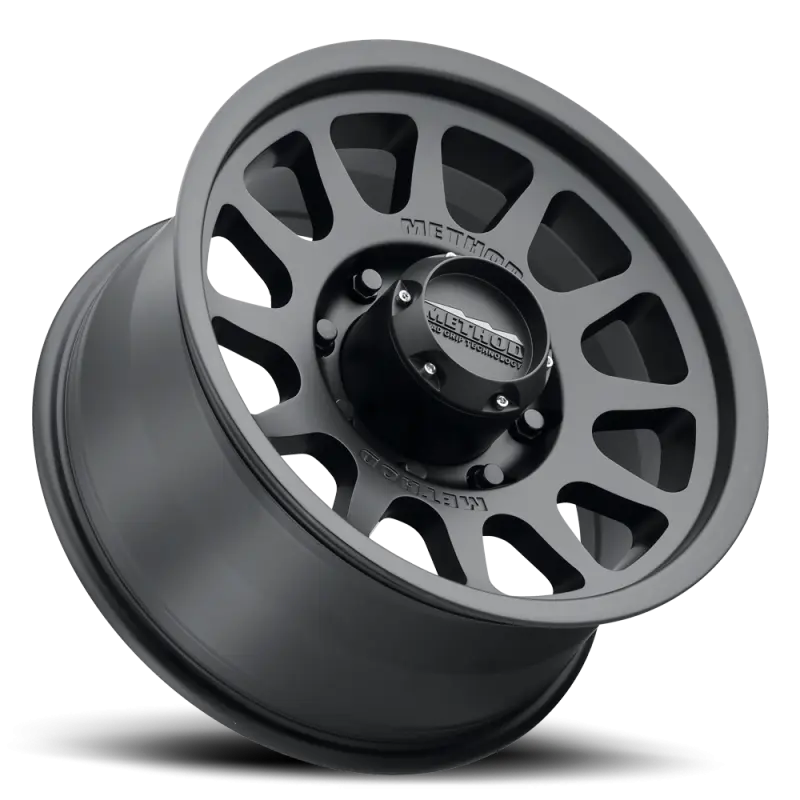 Method MR703 17x8.5 0mm Offset 8x6.5 130.81mm CB Matte Black Wheel Method Wheels