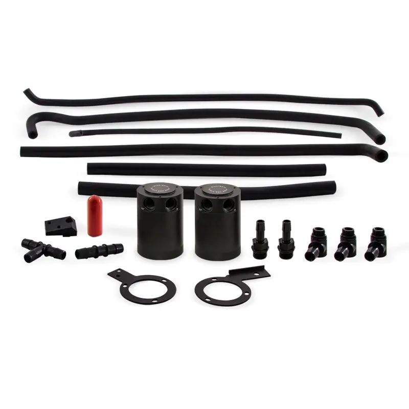 Mishimoto 08-14 Subaru STI Baffled Oil Catch Can Kit Black