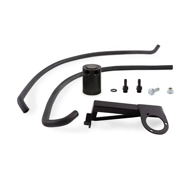 Mishimoto Black Baffled Oil Catch Can Kit 2013+ Ford Focus ST