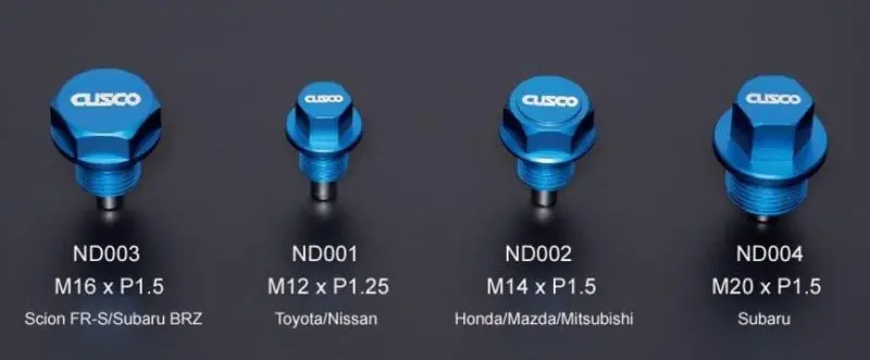 Cusco Neodymium Magnetic Drain Bolt Subaru - High Performance Oil Drain Plug