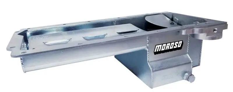 Moroso Dart LS Next Swap Wet Sump 7qt 6in Road Race Baffled Steel Oil Pan