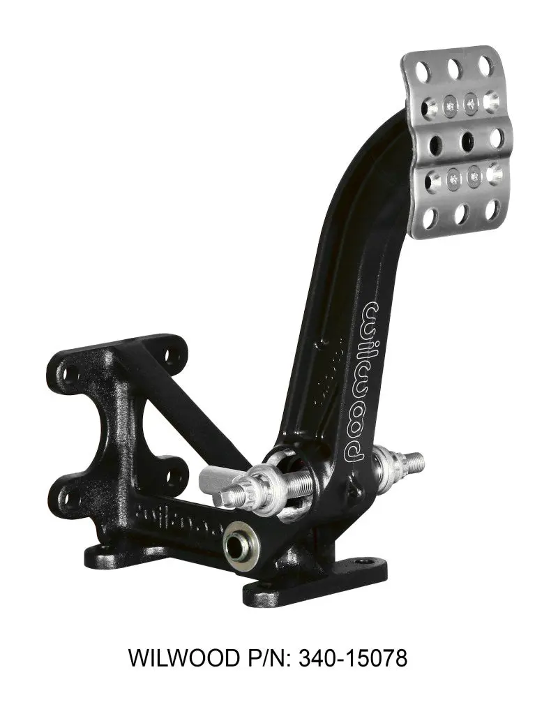 Wilwood Adjustable-Trubar Brake Pedal Dual MC Floor Mount 6:1 Ratio