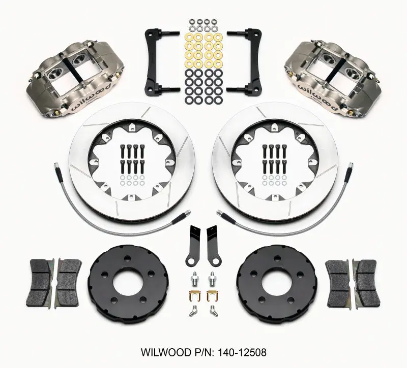 Wilwood Forged Superlite 4R ST BB Front Brake Kit Road Race 2005-2014 Mustang