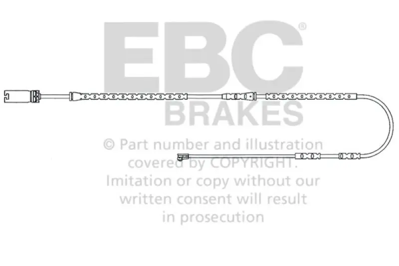 EBC 2010-2012 BMW 335xDrive E92 3.0L Twin Turbo Front Brake Wear Leads