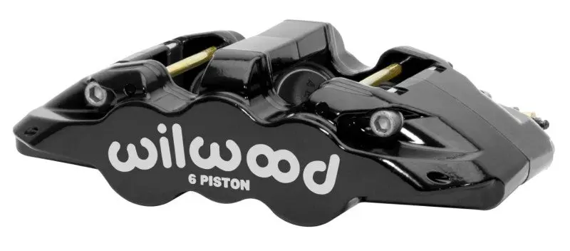 Wilwood Aero-DS Forged Six-Piston Caliper Black 6.52in Piston 1.25in Rotor