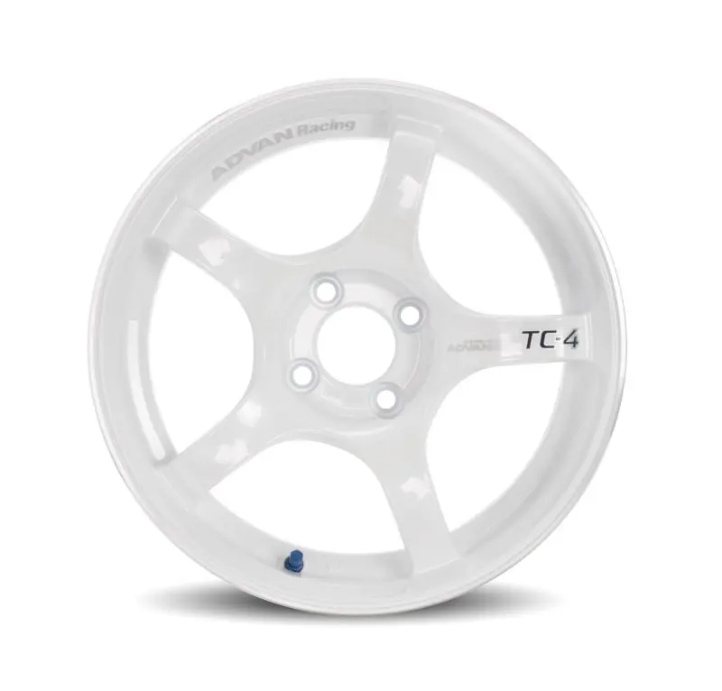 Advan TC4 18x8 +45 5-114.3 Racing White Performance Wheel