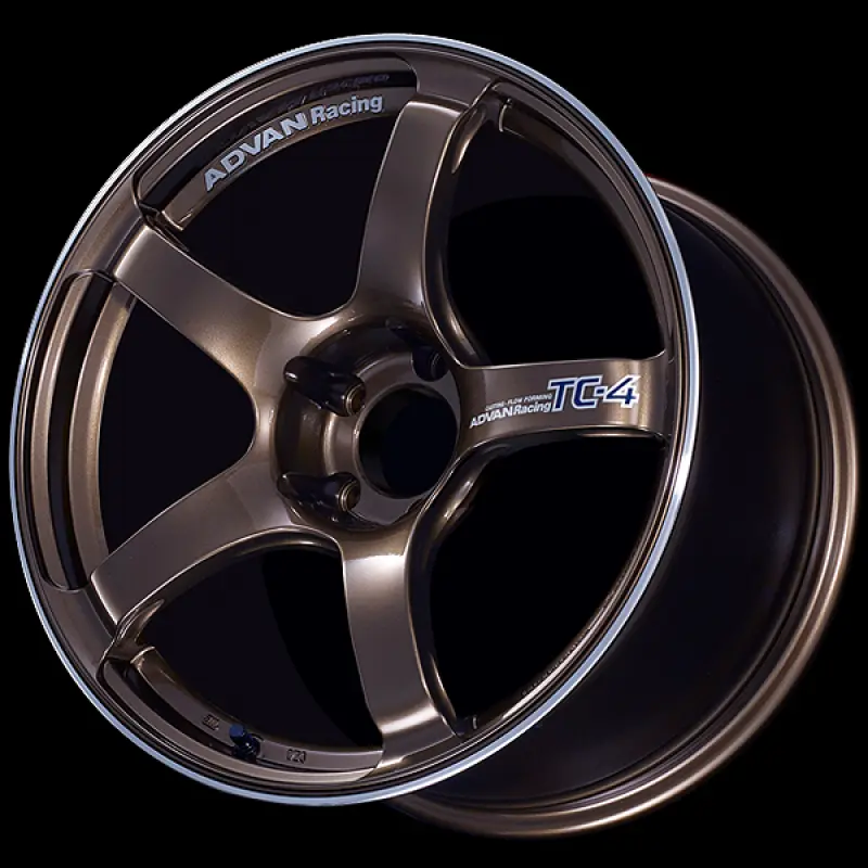 Advan TC4 18x8.5 +45 5-100 Racing Umber Bronze Ring Wheel