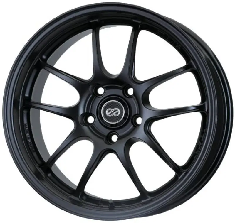 Enkei PF01SS 17x9 Matte Black Wheel 5x114.3 60mm Offset 75mm Bore