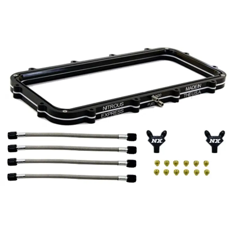 Nitrous Express Holley High Ram Plenum Nitrous Plate Conversion Carbureted Engines